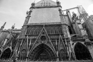 Repair works at Notre-Dame