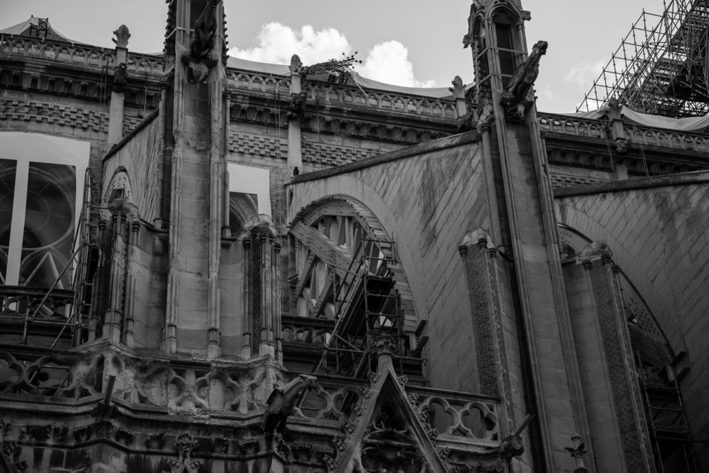 Repair works at Notre-Dame