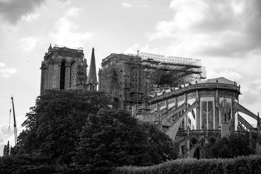 Repair works at Notre-Dame